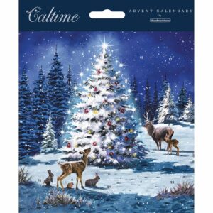 Snowy Christmas Tree Mini Advent Card