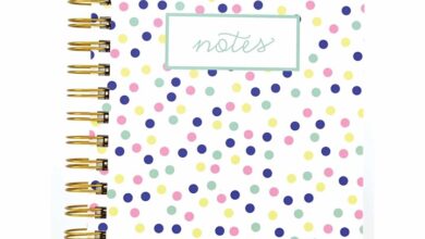 Pastel Polka Dot A5 Notebook