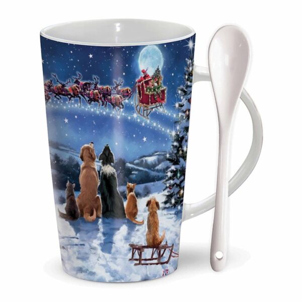 Watching Santa Choco Latte Mug