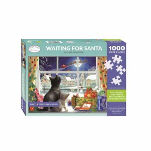 Waiting for Santa Cats Jigsaw