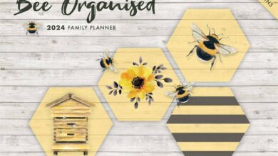 Bee Organised A4 Family Planner 2024