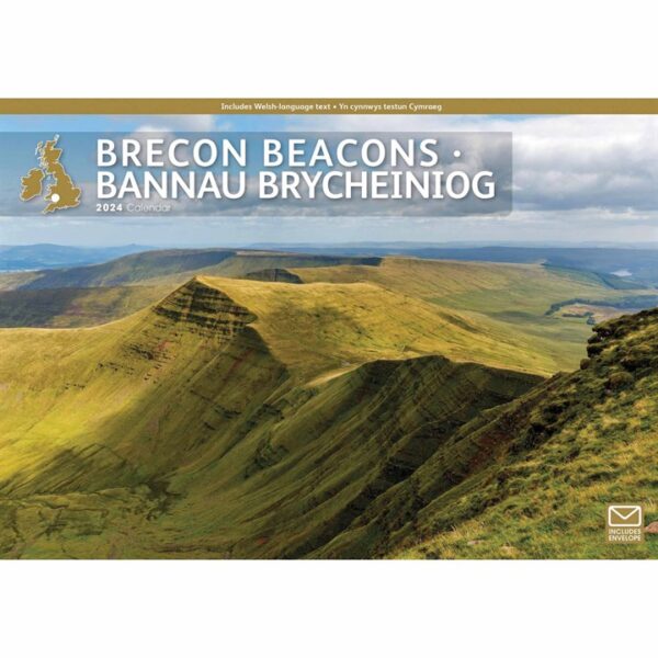 Brecon Beacons A4 Calendar 2024