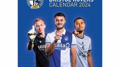 Bristol Rovers FC A3 Calendar 2024