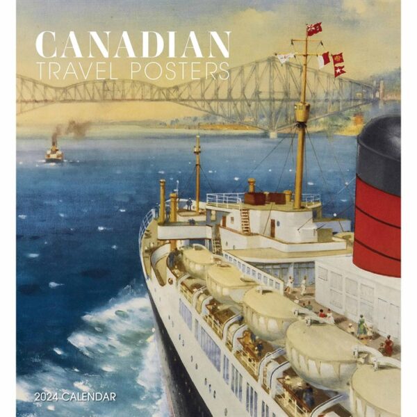 Canadian Travel Posters Calendar 2024