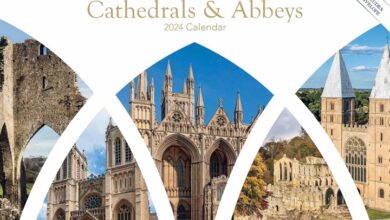 Cathedrals & Abbeys A5 Calendar 2024