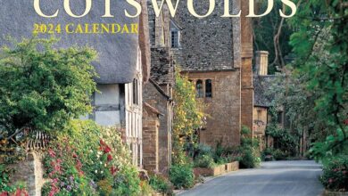 Romance Of The Cotswolds A4 Calendar 2024