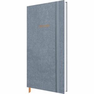 Charcoal Soft Touch Slim Diary 2024