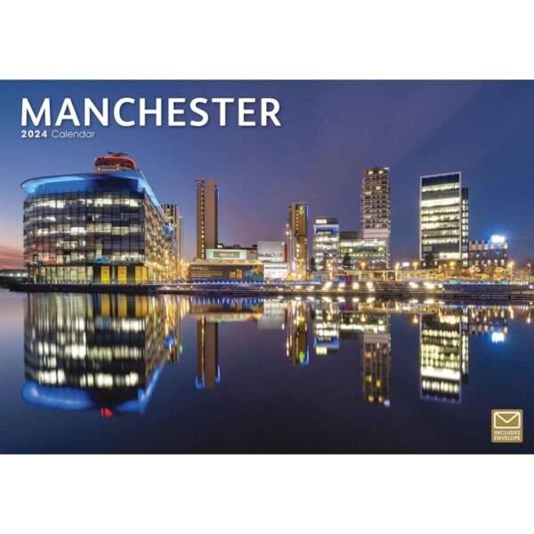 Manchester A4 Calendar 2024