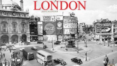 Nostalgic London A4 Calendar 2024