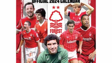 Nottingham Forest FC Legends A3 Calendar 2024