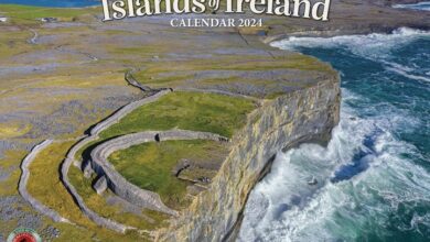 Islands of Ireland A4 Calendar 2024