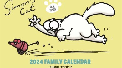 Simon's Cat A4 Family Planner 2024