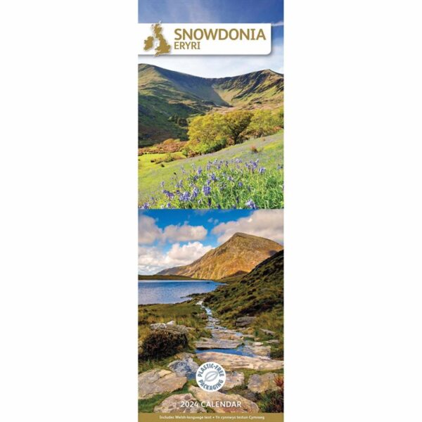 Snowdonia Slim Calendar 2024