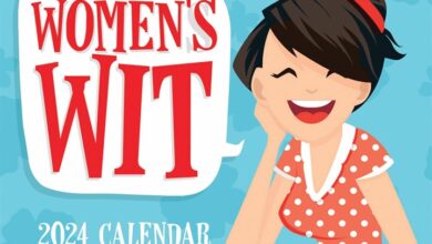 Women's Wit Mini Desk Calendar 2024