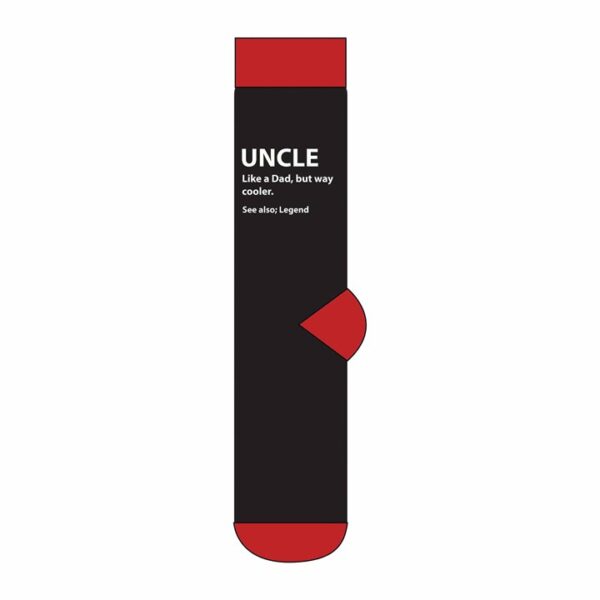 Uncle Dictionary Definition Socks - Size 7 - 11