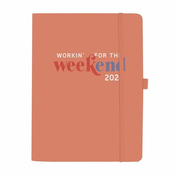 Workin' For The Weekend Vegan Leather A5 Diary 2024