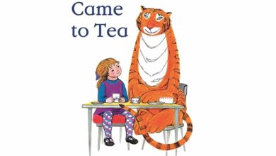 The Tiger Who Came to Tea A3 Family Planner 2024