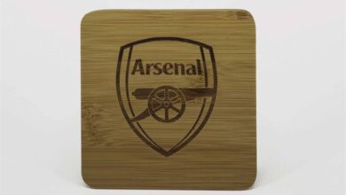 Arsenal FC Bamboo Coaster