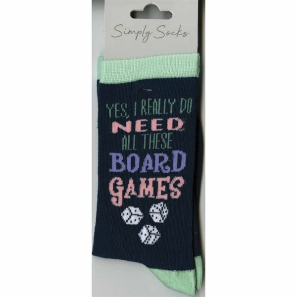 Board Games Socks - Size 4 - 8