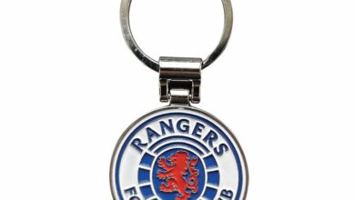Rangers FC Crest Shaped Keyring