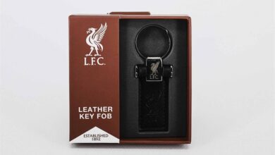 Liverpool FC Leather Keyring