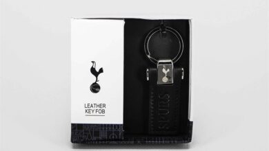 Tottenham Hotspur FC Leather Keyring