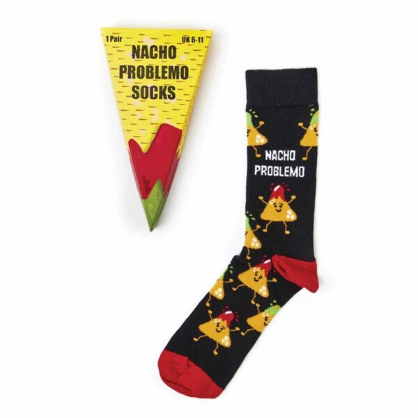Nacho Problemo Boxed Socks - Size 6 - 11